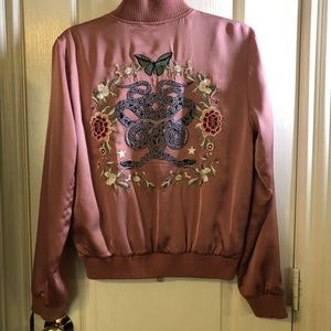 Nasty Gal Collection pink bomber